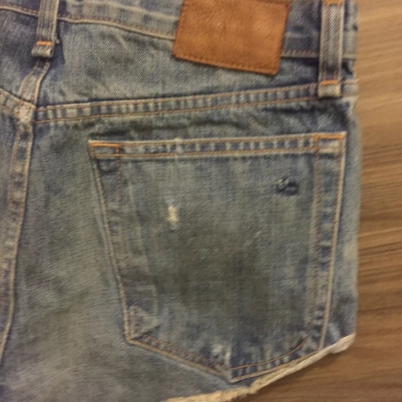 Rag & Bone boyfriend Rebel distressed jean shorts - Picture 5 of 6